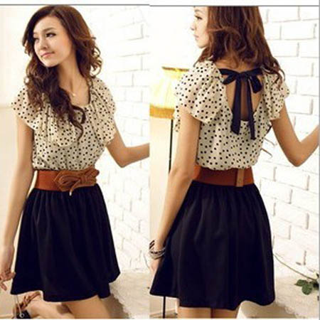 women dress with belt